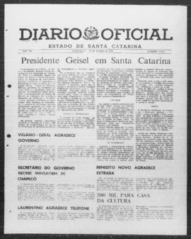 Diário Oficial do Estado de Santa Catarina. Ano 40. N° 10092 de 10/10/1974