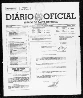 Diário Oficial do Estado de Santa Catarina. Ano 67. N° 16479 de 17/08/2000