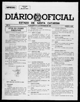 Diário Oficial do Estado de Santa Catarina. Ano 52. N° 12829 de 05/11/1985