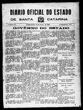 Diário Oficial do Estado de Santa Catarina. Ano 4. N° 943 de 12/06/1937