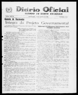 Diário Oficial do Estado de Santa Catarina. Ano 29. N° 7163 de 30/10/1962