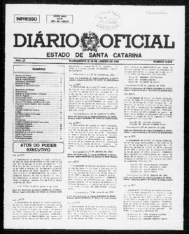 Diário Oficial do Estado de Santa Catarina. Ano 54. N° 13876 de 30/01/1990