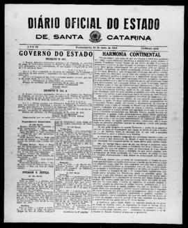 Diário Oficial do Estado de Santa Catarina. Ano 9. N° 2266 de 28/05/1942