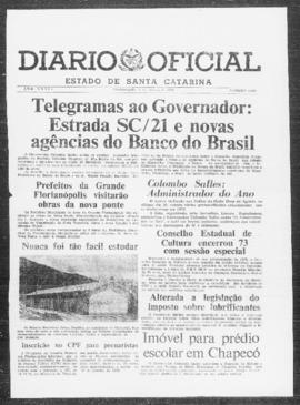 Diário Oficial do Estado de Santa Catarina. Ano 39. N° 9898 de 02/01/1974
