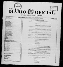Diário Oficial do Estado de Santa Catarina. Ano 71. N° 17731 de 27/09/2005