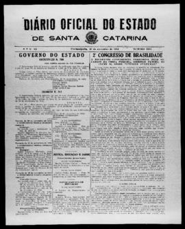 Diário Oficial do Estado de Santa Catarina. Ano 9. N° 2385 de 20/11/1942