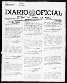 Diário Oficial do Estado de Santa Catarina. Ano 54. N° 13520 de 19/08/1988