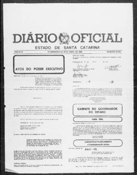 Diário Oficial do Estado de Santa Catarina. Ano 49. N° 12200 de 26/04/1983