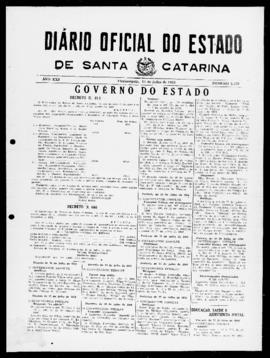 Diário Oficial do Estado de Santa Catarina. Ano 21. N° 5179 de 21/07/1954