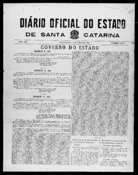 Diário Oficial do Estado de Santa Catarina. Ano 19. N° 4653 de 09/05/1952