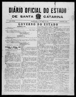 Diário Oficial do Estado de Santa Catarina. Ano 18. N° 4467 de 27/07/1951