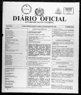 Diário Oficial do Estado de Santa Catarina. Ano 72. N° 18301 de 14/02/2008