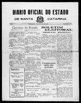 Diário Oficial do Estado de Santa Catarina. Ano 1. N° 218 de 01/12/1934
