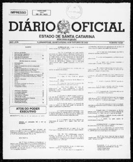 Diário Oficial do Estado de Santa Catarina. Ano 67. N° 16521 de 18/10/2000