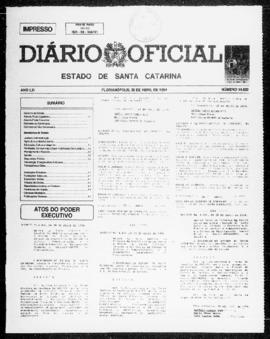 Diário Oficial do Estado de Santa Catarina. Ano 61. N° 14923 de 29/04/1994