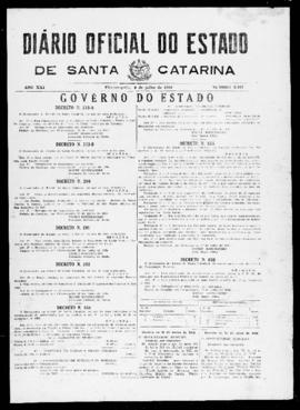Diário Oficial do Estado de Santa Catarina. Ano 21. N° 5167 de 05/07/1954