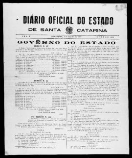 Diário Oficial do Estado de Santa Catarina. Ano 5. N° 1389 de 04/01/1939