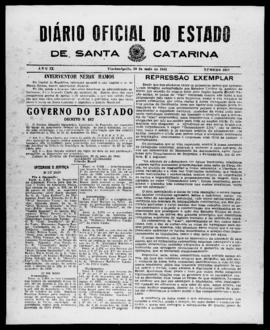 Diário Oficial do Estado de Santa Catarina. Ano 9. N° 2267 de 29/05/1942