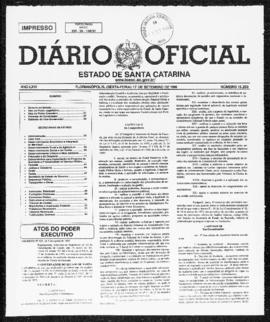 Diário Oficial do Estado de Santa Catarina. Ano 66. N° 16253 de 17/09/1999