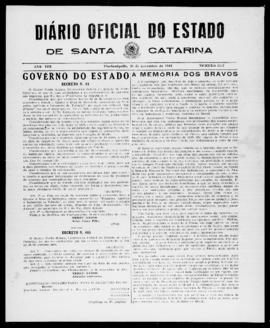 Diário Oficial do Estado de Santa Catarina. Ano 8. N° 2147 de 26/11/1941