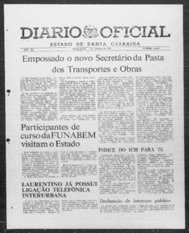 Diário Oficial do Estado de Santa Catarina. Ano 40. N° 10087 de 03/10/1974