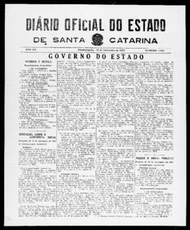 Diário Oficial do Estado de Santa Catarina. Ano 20. N° 5030 de 30/11/1953
