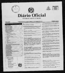Diário Oficial do Estado de Santa Catarina. Ano 76. N° 19016 de 27/01/2011