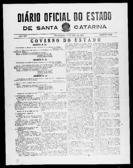 Diário Oficial do Estado de Santa Catarina. Ano 14. N° 3505 de 14/07/1947