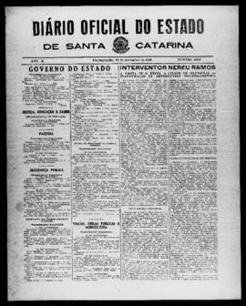 Diário Oficial do Estado de Santa Catarina. Ano 10. N° 2631 de 30/11/1943