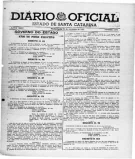 Diário Oficial do Estado de Santa Catarina. Ano 24. Nº 5979 de 19/11/1957