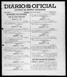 Diário Oficial do Estado de Santa Catarina. Ano 27. N° 6654 de 30/09/1960