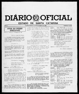 Diário Oficial do Estado de Santa Catarina. Ano 51. N° 12573 de 22/10/1984