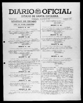 Diário Oficial do Estado de Santa Catarina. Ano 25. N° 6081 de 30/04/1958