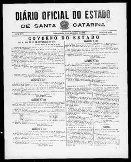 Diário Oficial do Estado de Santa Catarina. Ano 16. N° 4064 de 23/11/1949