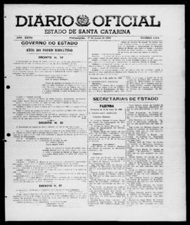 Diário Oficial do Estado de Santa Catarina. Ano 27. N° 6571 de 01/06/1960