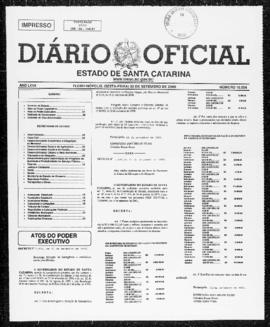 Diário Oficial do Estado de Santa Catarina. Ano 67. N° 16504 de 22/09/2000