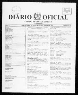 Diário Oficial do Estado de Santa Catarina. Ano 70. N° 17237 de 12/09/2003