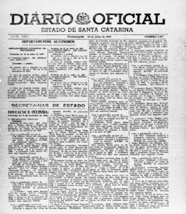 Diário Oficial do Estado de Santa Catarina. Ano 24. Nº 5907 de 31/07/1957