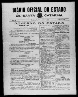 Diário Oficial do Estado de Santa Catarina. Ano 10. N° 2616 de 05/11/1943