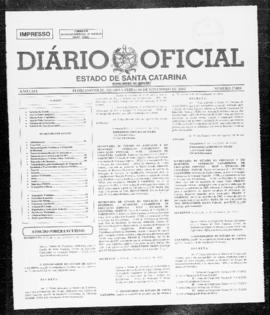 Diário Oficial do Estado de Santa Catarina. Ano 69. N° 17028 de 06/11/2002