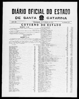 Diário Oficial do Estado de Santa Catarina. Ano 20. N° 4979 de 14/09/1953
