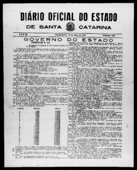 Diário Oficial do Estado de Santa Catarina. Ano 9. N° 2298 de 14/07/1942