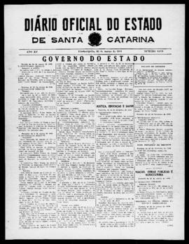 Diário Oficial do Estado de Santa Catarina. Ano 15. N° 3673 de 30/03/1948