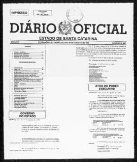 Diário Oficial do Estado de Santa Catarina. Ano 66. N° 16237 de 25/08/1999