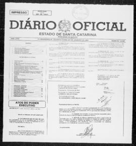 Diário Oficial do Estado de Santa Catarina. Ano 67. N° 16587 de 24/01/2001