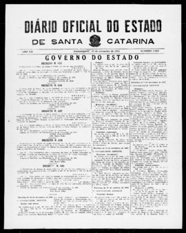 Diário Oficial do Estado de Santa Catarina. Ano 20. N° 5020 de 12/11/1953