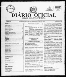 Diário Oficial do Estado de Santa Catarina. Ano 74. N° 18339 de 10/04/2008