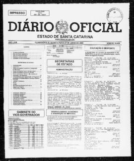 Diário Oficial do Estado de Santa Catarina. Ano 67. N° 16429 de 07/06/2000