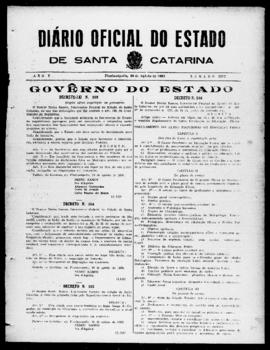 Diário Oficial do Estado de Santa Catarina. Ano 5. N° 1282 de 19/08/1938