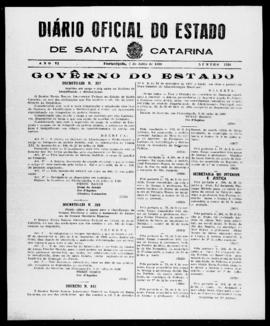 Diário Oficial do Estado de Santa Catarina. Ano 6. N° 1530 de 04/07/1939